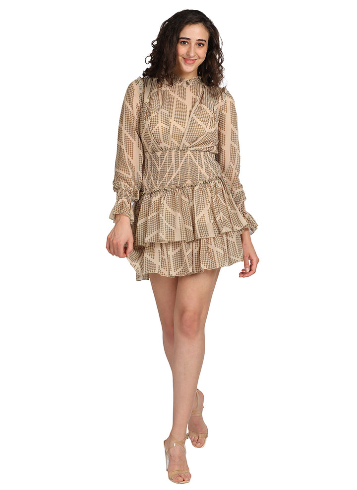 Chiffon mini dress