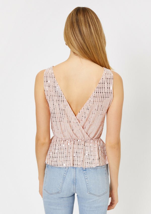 Dusty pink two way blouse