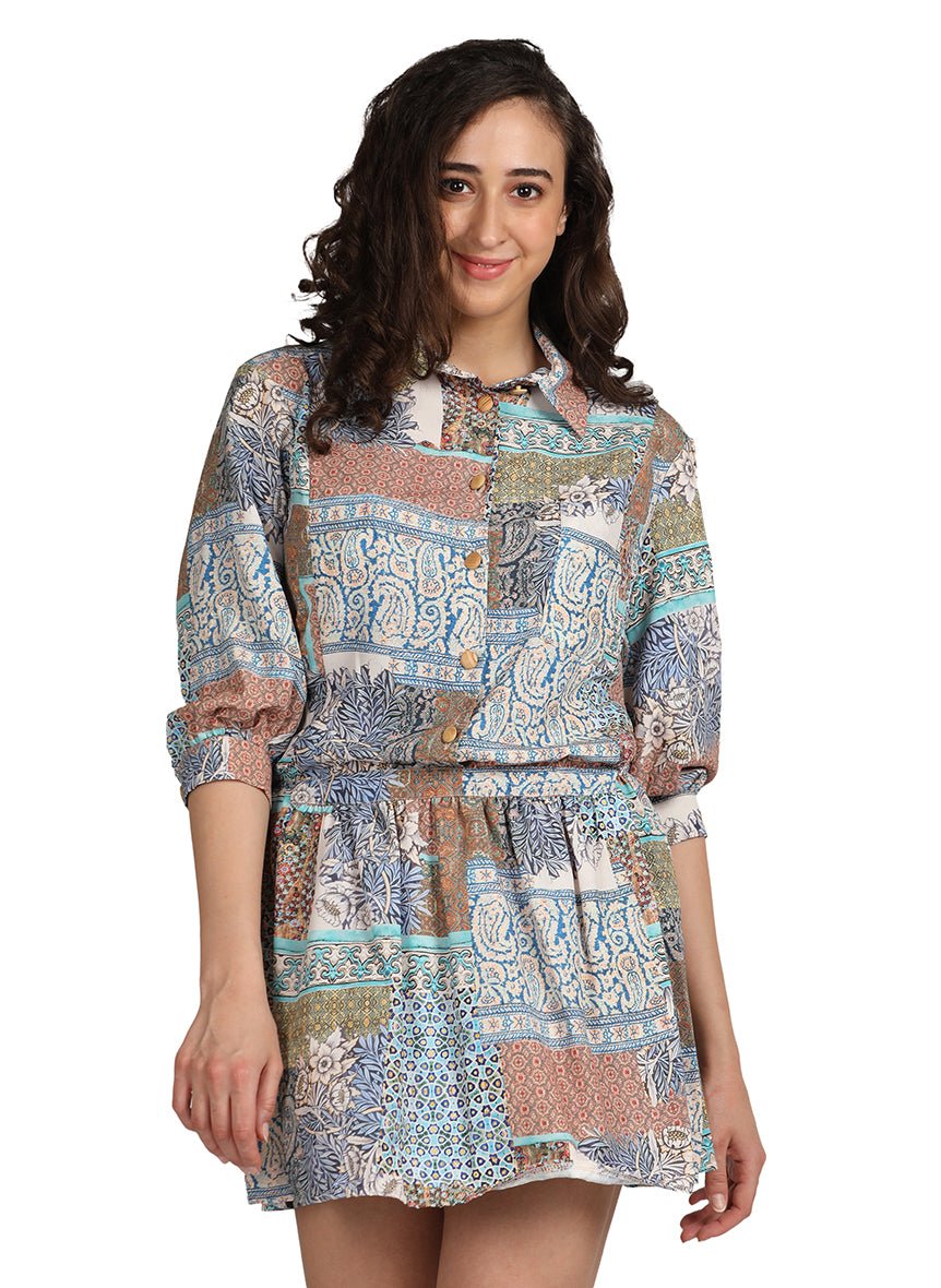 WAIST DROP DRESS