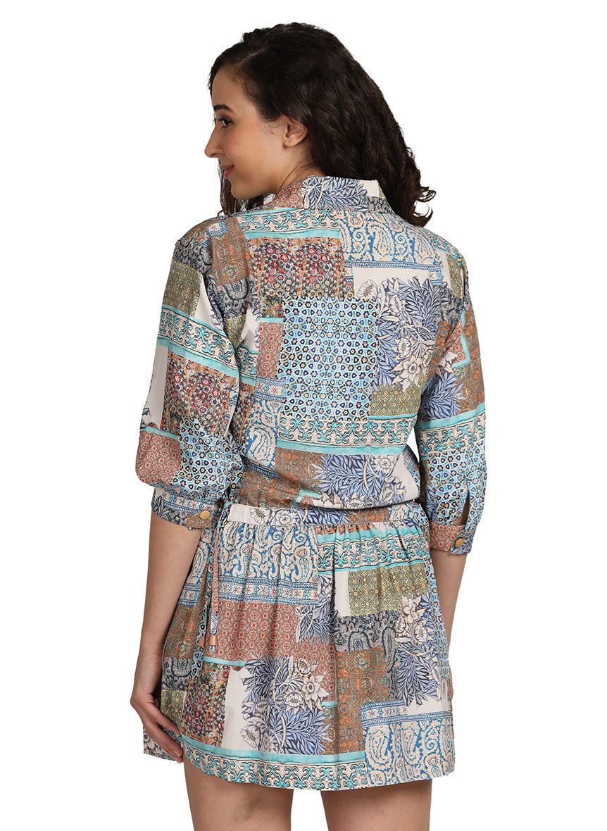 WAIST DROP DRESS