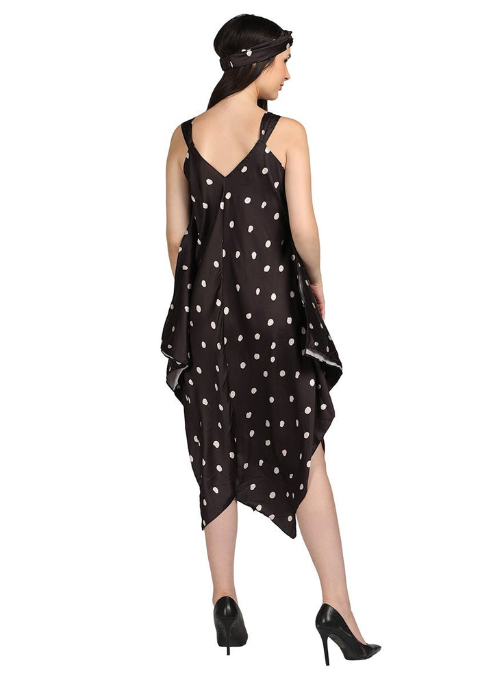 Dotted print dress