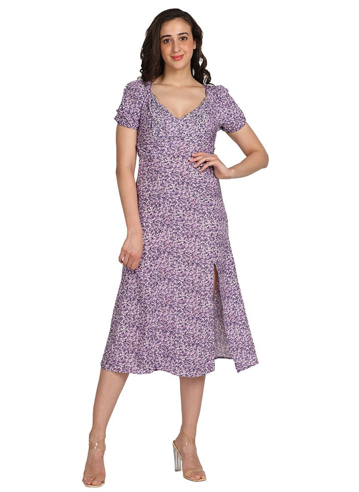 PURPLE LONG DRESS