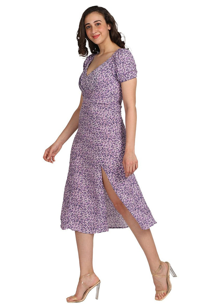 PURPLE LONG DRESS