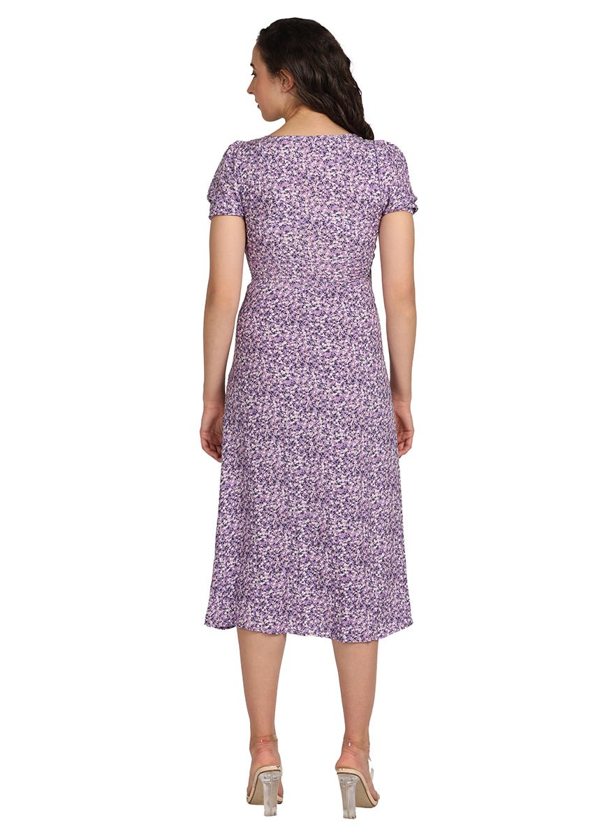 PURPLE LONG DRESS