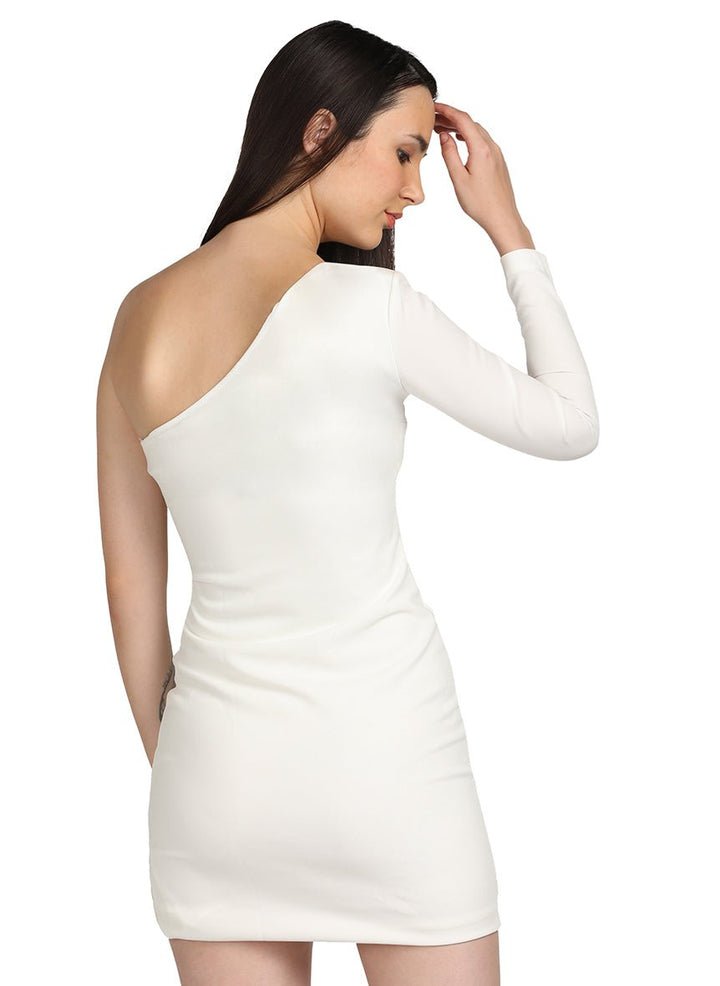 One shoulder dress
