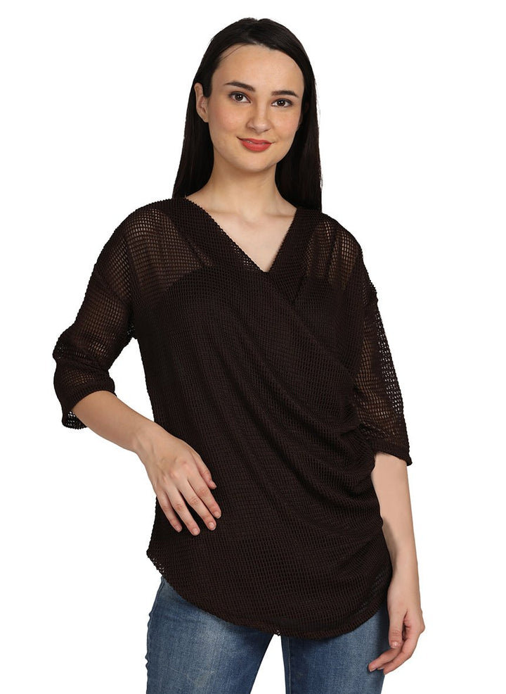 Brown over top
