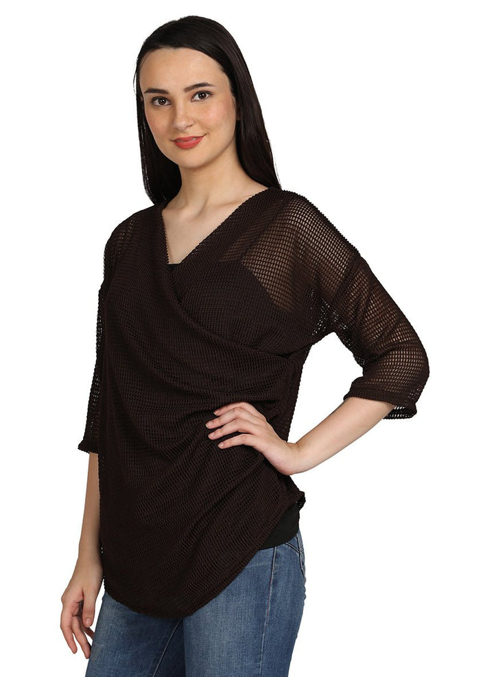 Brown over top