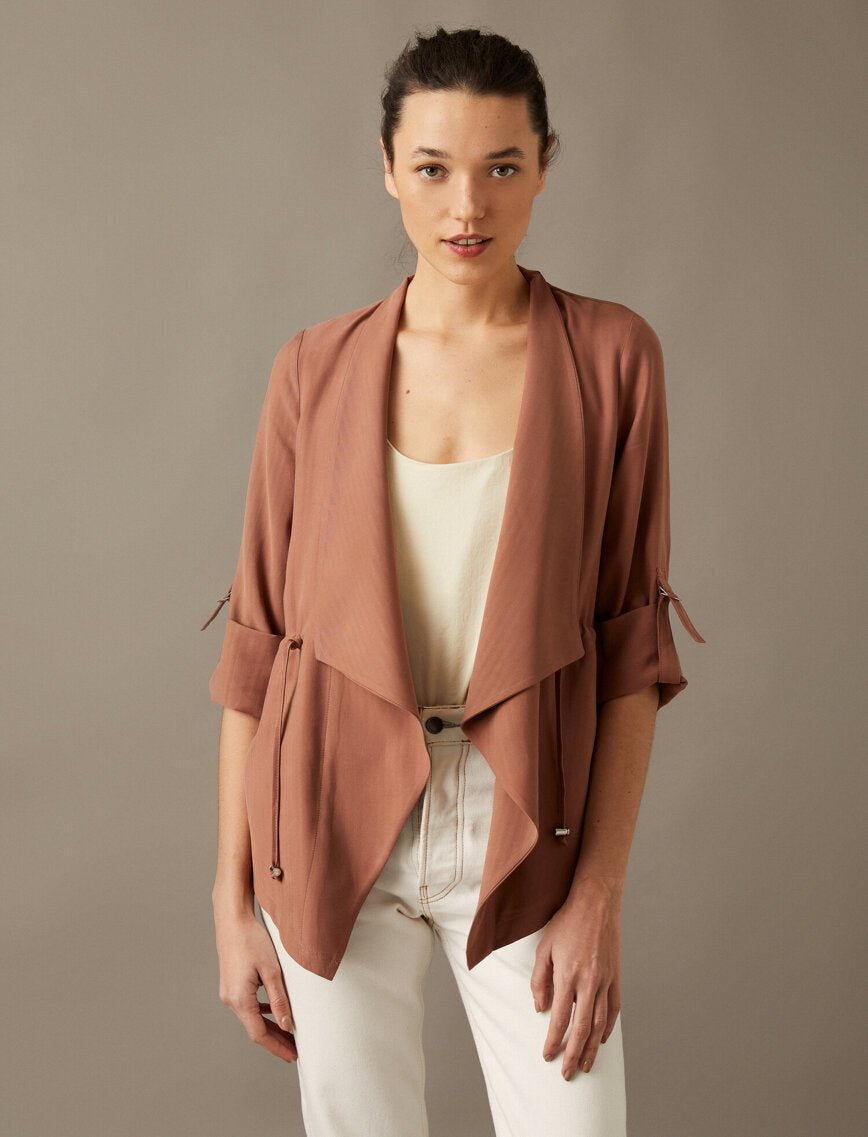 DRAWSTRING JACKET