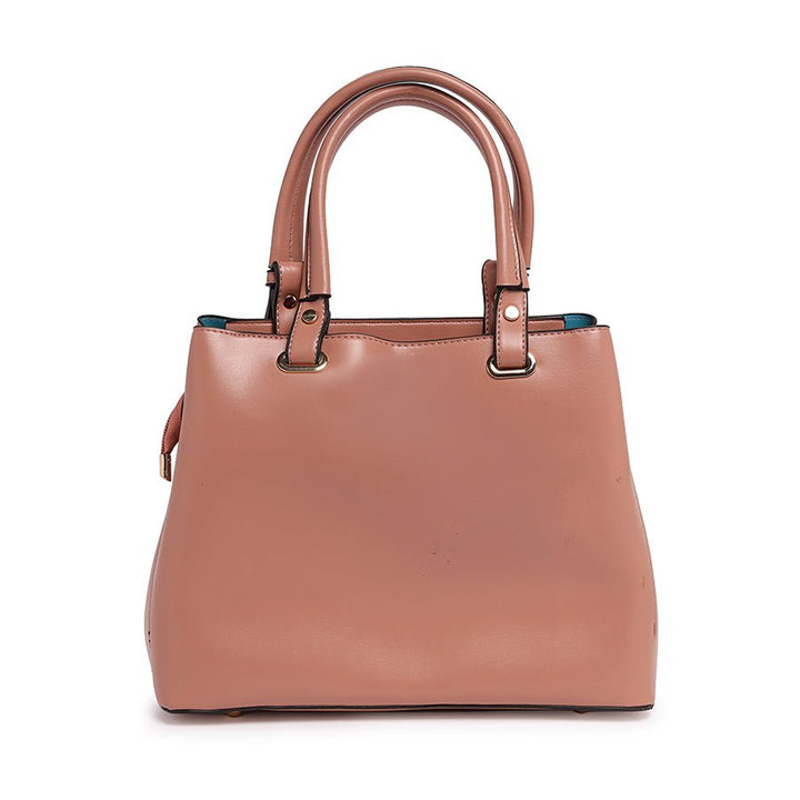 Lavish Handbag With Wallet (Pink)