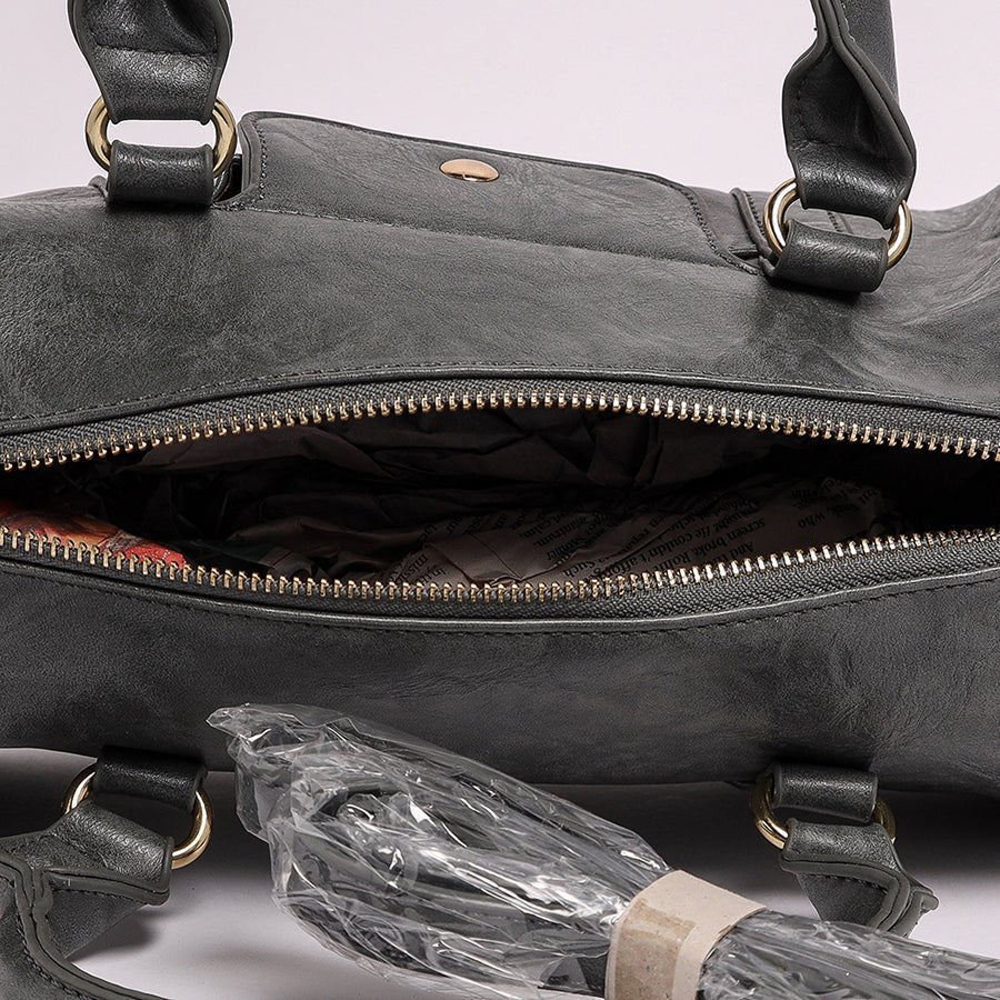Vintage Duffle Bag (Grey)