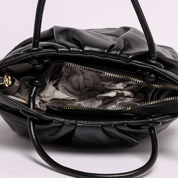 Hobo Leather Bag (Black)