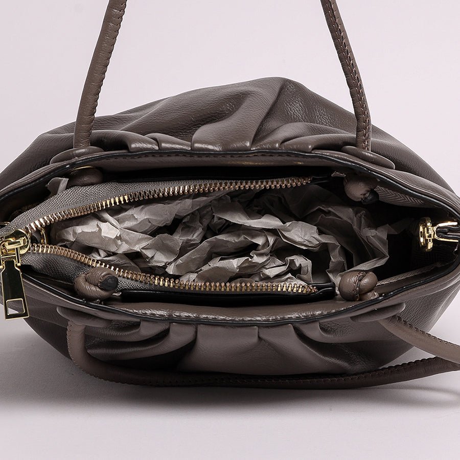 Hobo Leather Bag (Dark Brown)