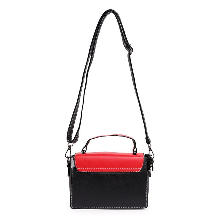 Red Contrasted sling bag