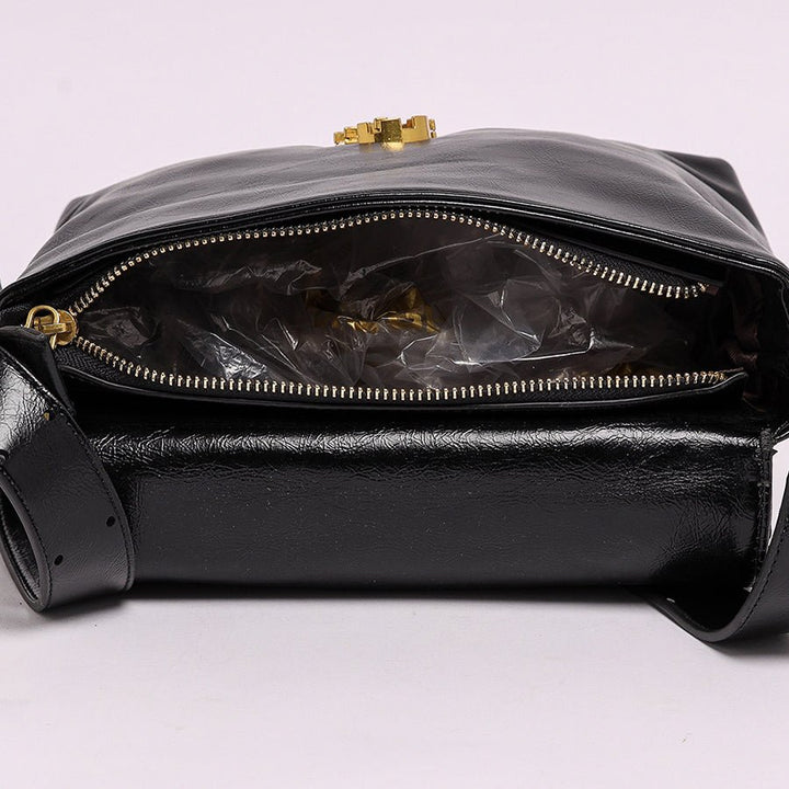 Premium Leather Bag (Black)