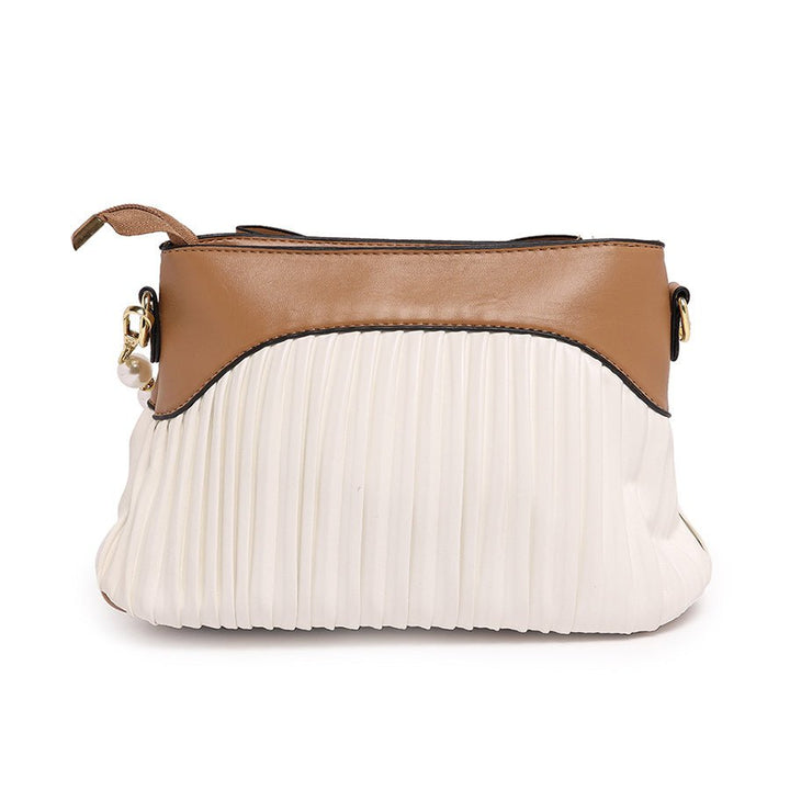 Bow style white handbag
