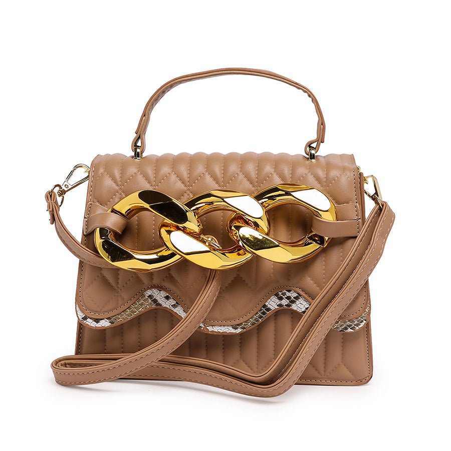 Designer handbag (Beige)