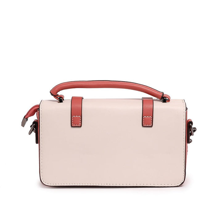 Classic look sling bag (White dusty pink)
