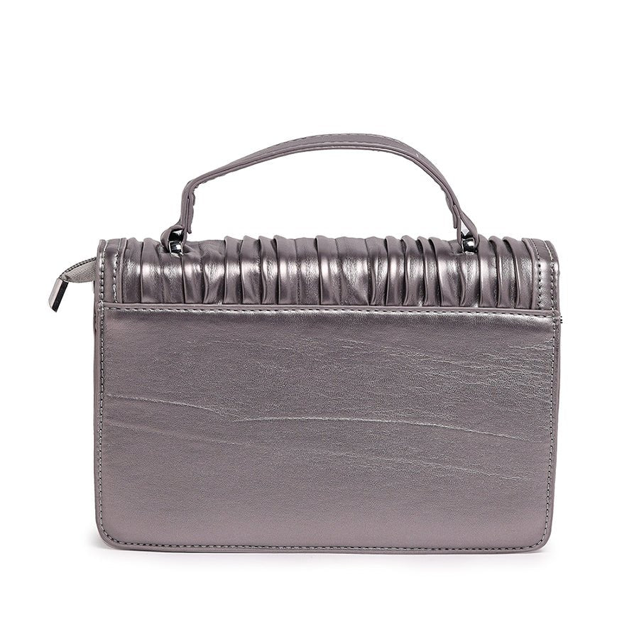 Exquisite handbag (Metallic Grey)