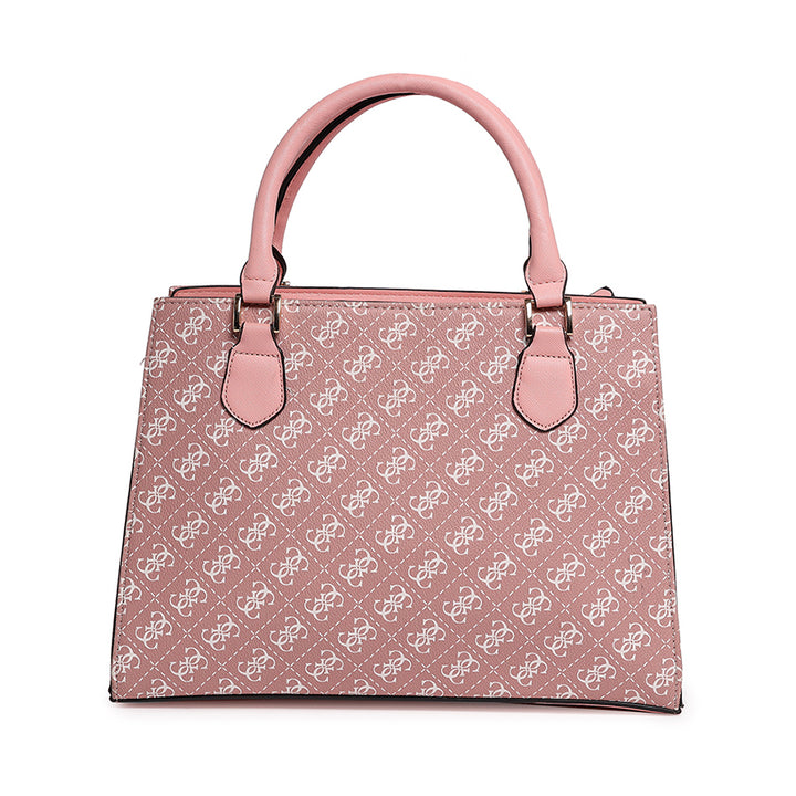 Printed Shopping Tote Bag With Stylish Wallet