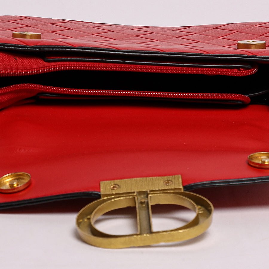 Ladies Fashion Handbag (Red)