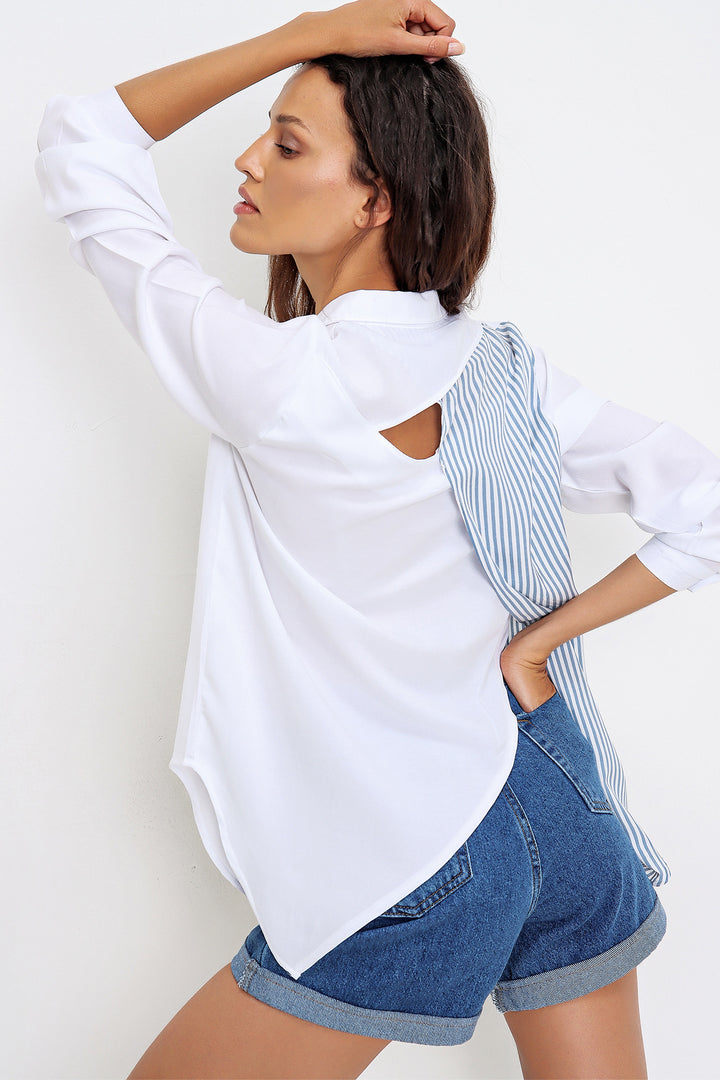 White fashionable  shirt