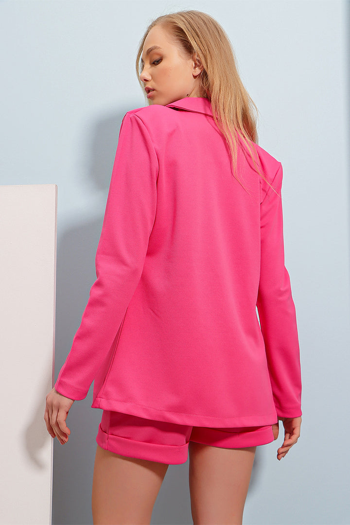 Glam style pink jacket/blazer