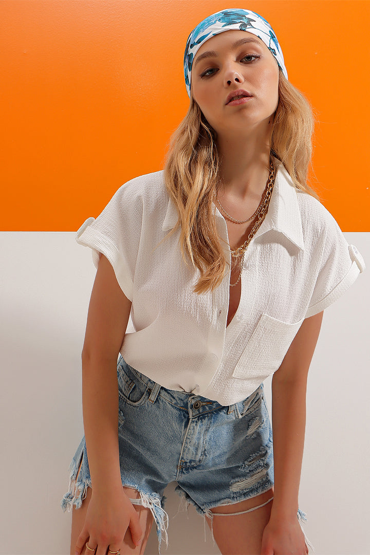 Warm white shirt