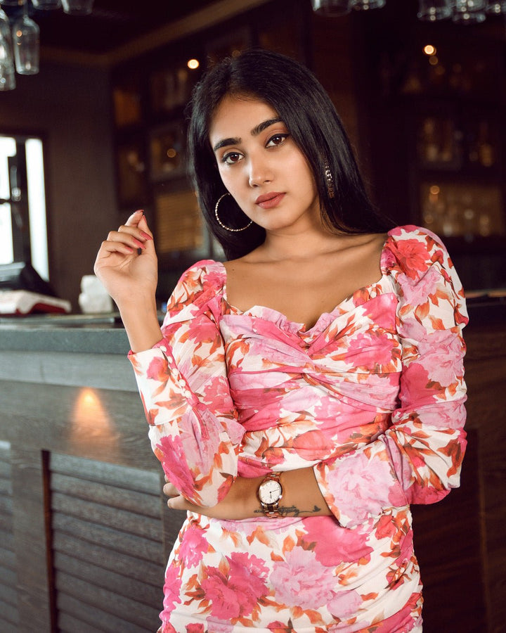Monochic mini dress