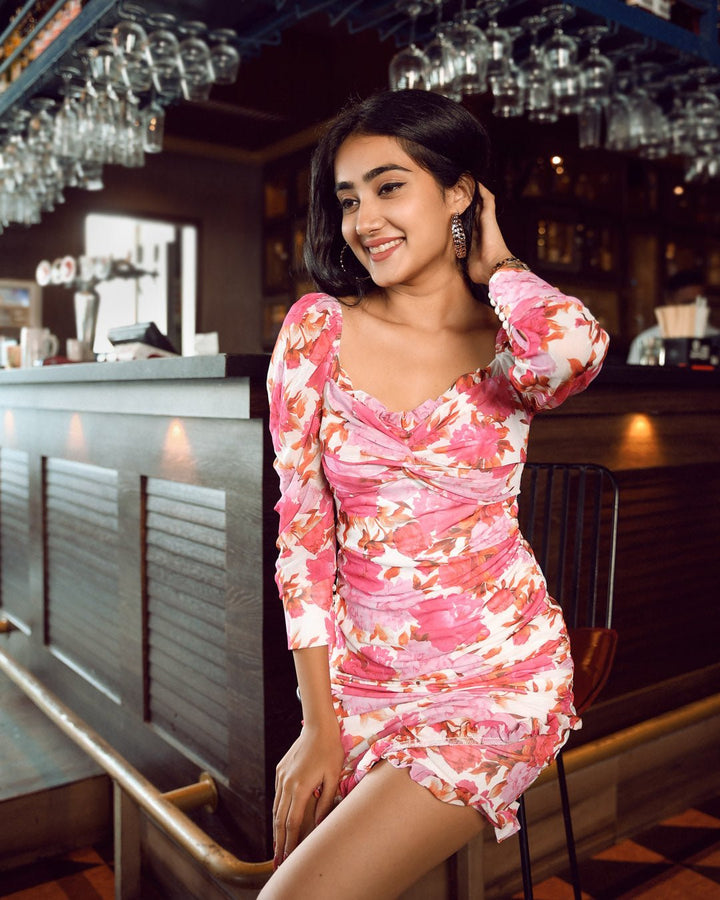 Monochic mini dress