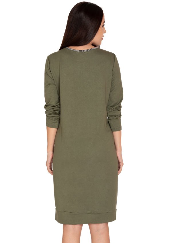 Green midi with pocket