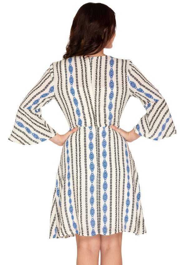 SOHO WHITE STRIP DRESS