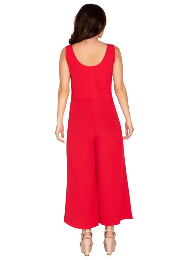 RED JUMP SUIT
