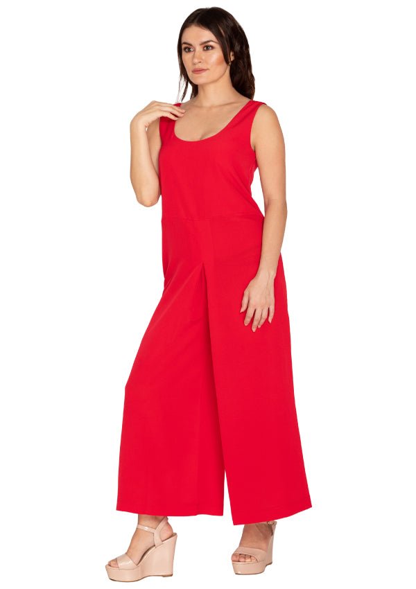 RED JUMP SUIT