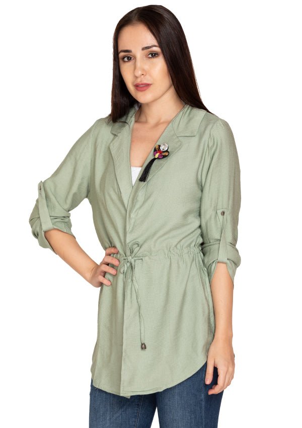 Light green jacket