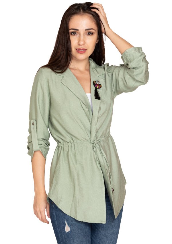 Light green jacket
