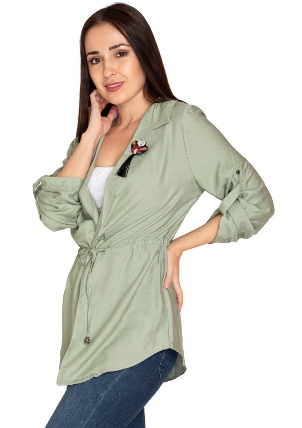 Light green jacket
