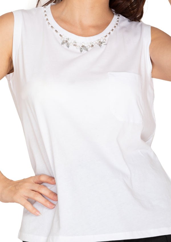 TULIP EMBROIDED T-SHIRT