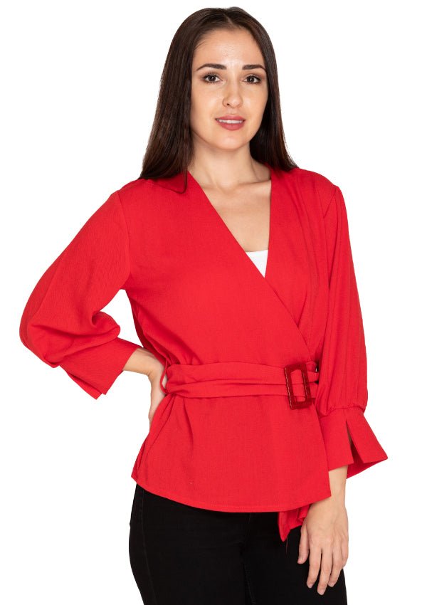 Jade red top