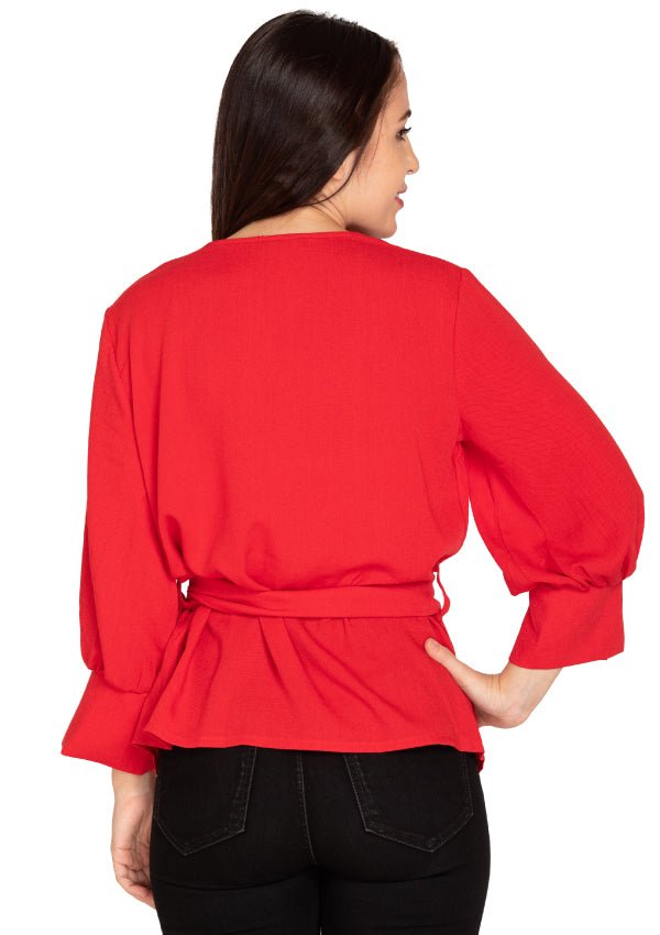 Jade red top