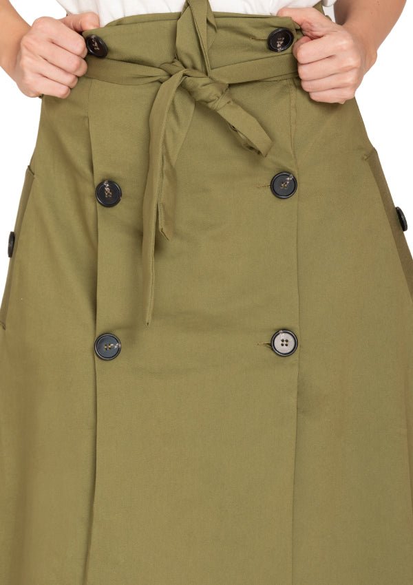 SIDE POCKETS SKIRT