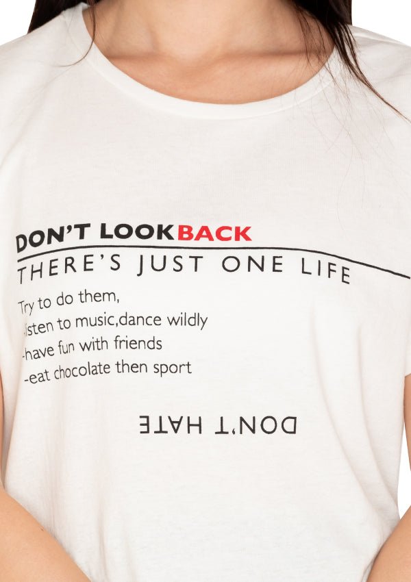 Don't look back t - shirt