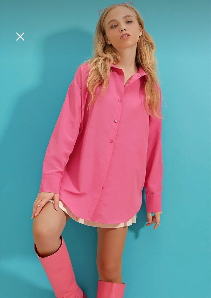 Blossoming pink shirt